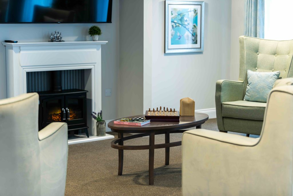 Astley View Residential and dementia care home lounge