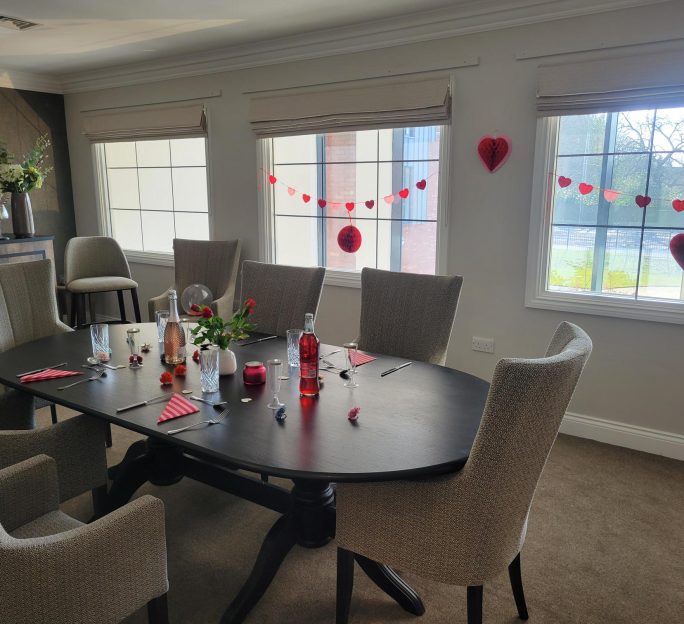 Celebrating love at Astley View Care Home