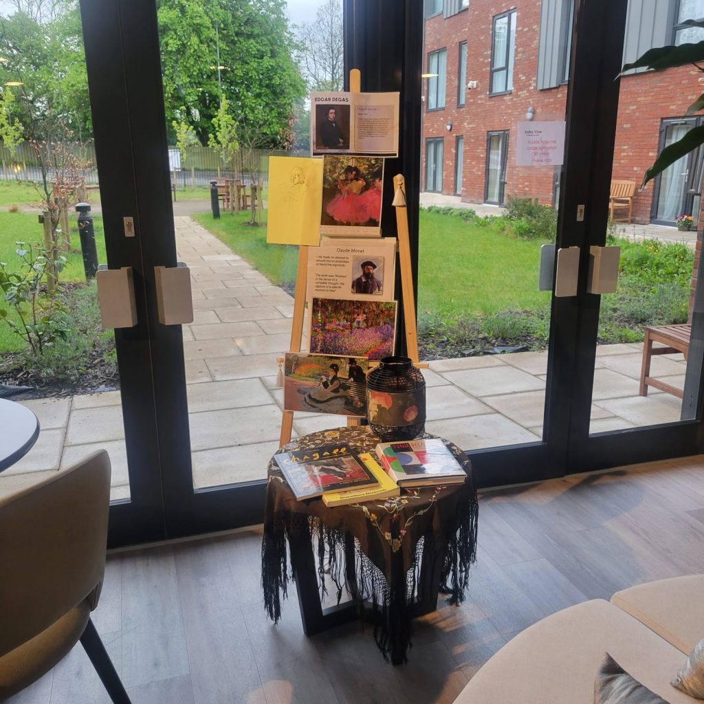 Creative celebrations for World Art Day at Astley View Care Home in Chorley