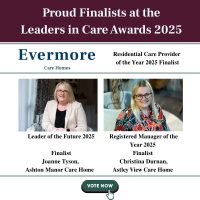 Evermore Care Shortlisted for Three National Leaders in Care Awards