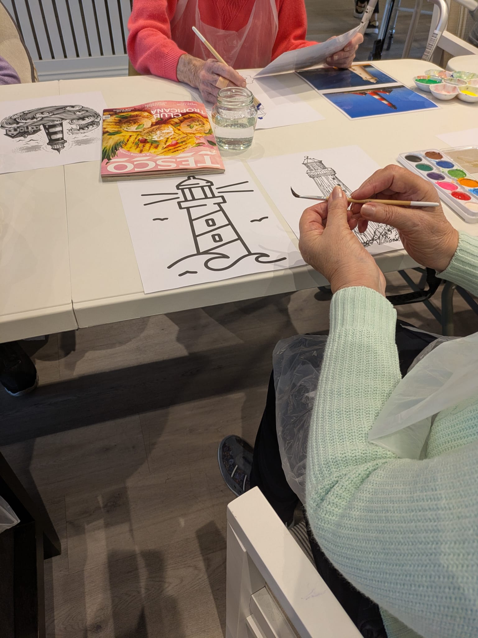 arts activity at Evermore Care Homes