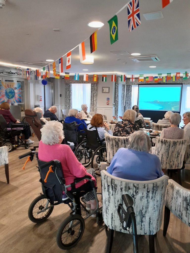 Residents at Ashton Care home enjoy treats at Global Tea party 