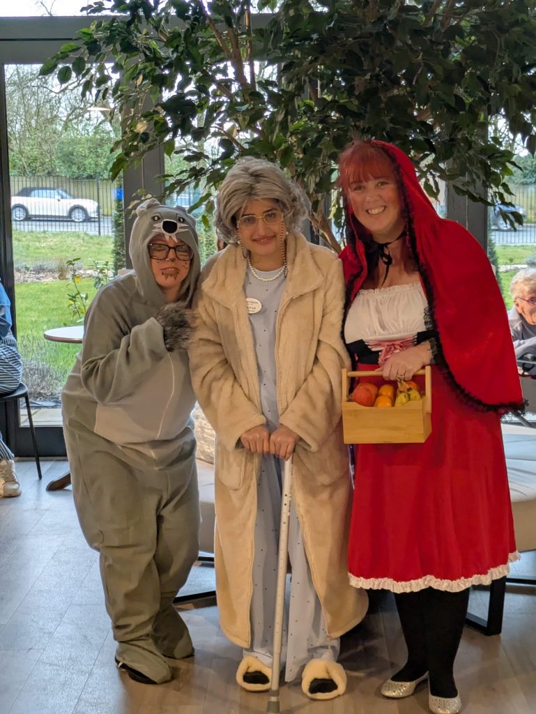 Residents at Astley View Care Home in Chorley celebrate the joy of reading during book-themed week