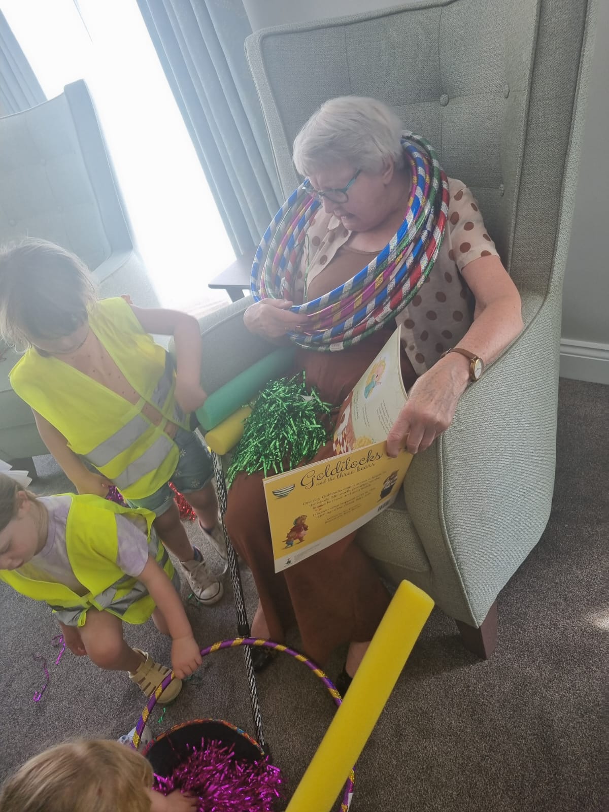 Intergenerational visit to Astley View Care Home