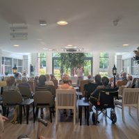 Residents enjoy live music and dancing at Astley View Care Home in Chorley