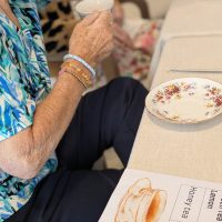 Residents celebrate Afternoon Tea Week with a taste of something different
