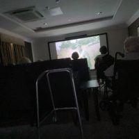 Residents enjoy Singin’ in the Rain in our cinema