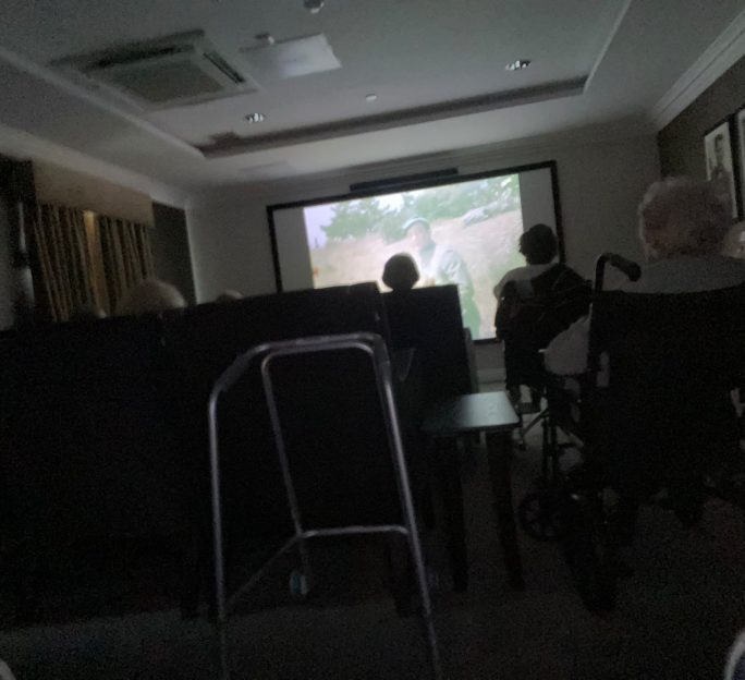 Residents enjoy Singin’ in the Rain in our cinema