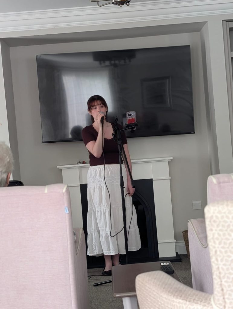 Live music at Astley View Care Home in Chorley